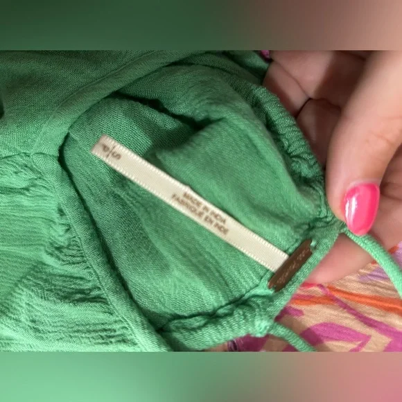 Free People boho tank/dress 💚✨ - Picture 4 of 5